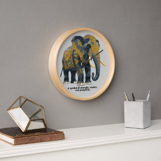 A symbol of strength, wisdom, and prosperity. clock