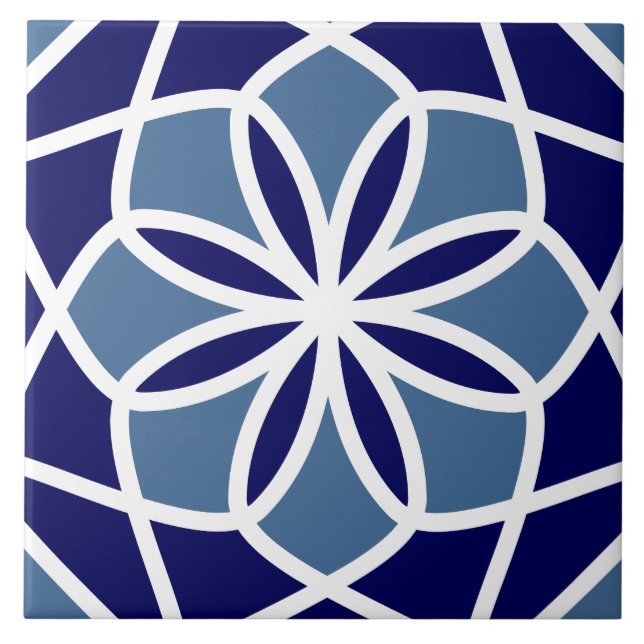 A symmetrical pattern tile (Front)