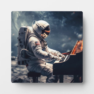 A Symphony for the Stars   Astronaut Piano on Moon Plaque