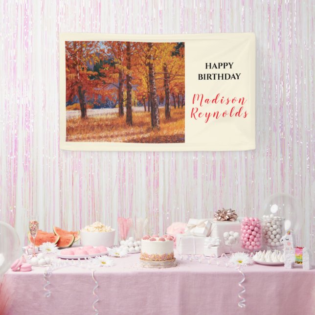 A Symphony of Autumn Colours  Banner (Party)