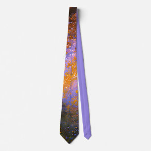 A Symphony of Leaves - Woodland Landscape Tie