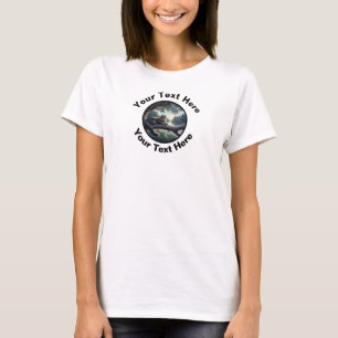 A Tabby Cat T-shirt with Custom Text