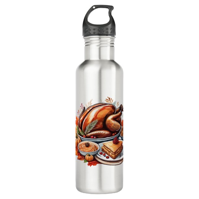 A Table Full of Gratitude Classic T-Shirt 710 Ml Water Bottle (Front)