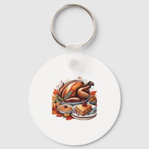 A Table Full of Gratitude Classic T-Shirt Key Ring