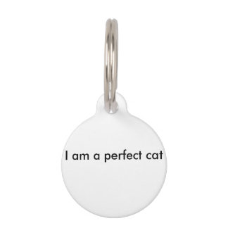 A tag for a unique cat