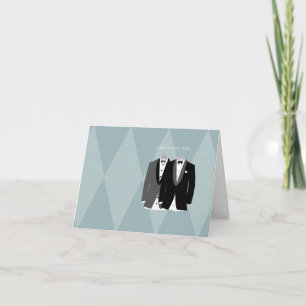 A Tale of Two Tuxes Card