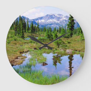 A tarn in the backcountry of Vancouver Island Large Clock