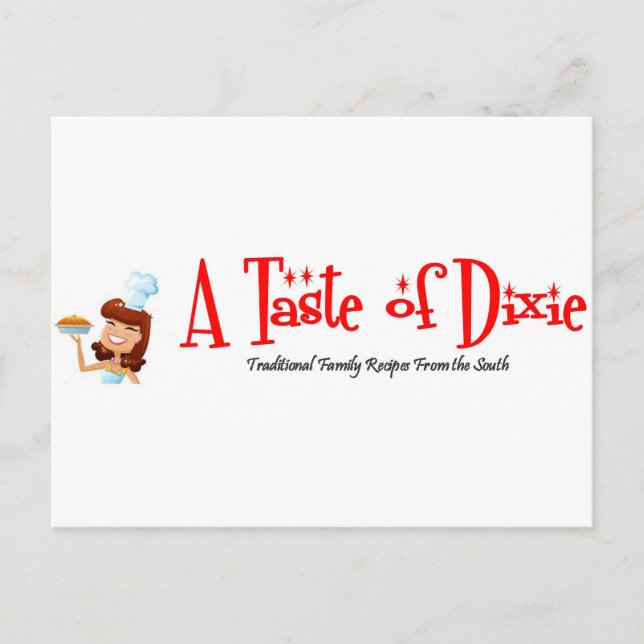 A Taste of Dixie Postcard (Front)
