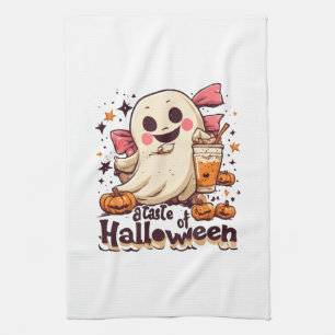 A Taste of Halloween Tea Towel