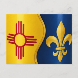 A Taste of New Mexico & Louisiana Postcard