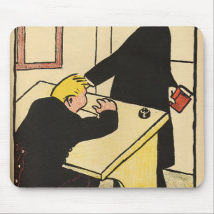 A teacher reprimands his pupil from Crimes Mouse Mat
