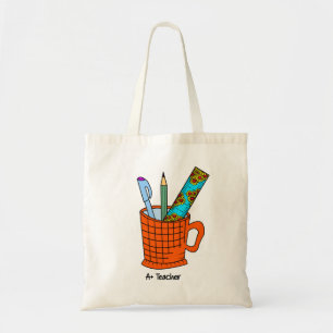 A + Teacher Tote Bag Teacher Appreciation Gift