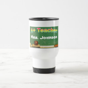 A+ Teacher Travel Mug