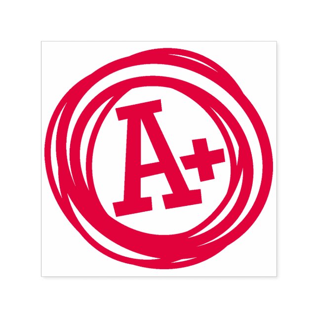 A+ Teachers Award Self-inking Stamp (Design)