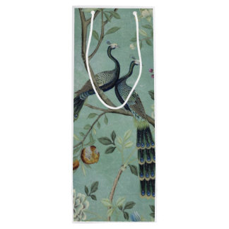 A Teal of Two Birds Chinoiserie Gift Bag