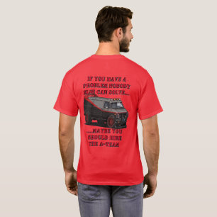 A-Team logo with van shirt