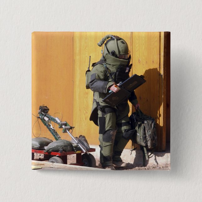 A technician 15 cm square badge (Front)