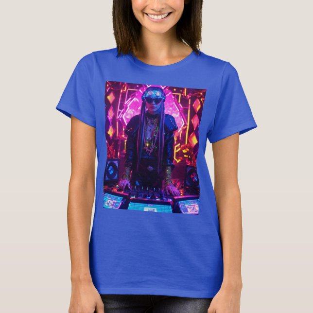 A techno Festival Rave Diamond psytrance DJ Diamon T-Shirt (Front)