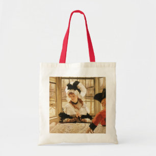 A Tedious Story by James Tissot, Vintage Fine Art Tote Bag