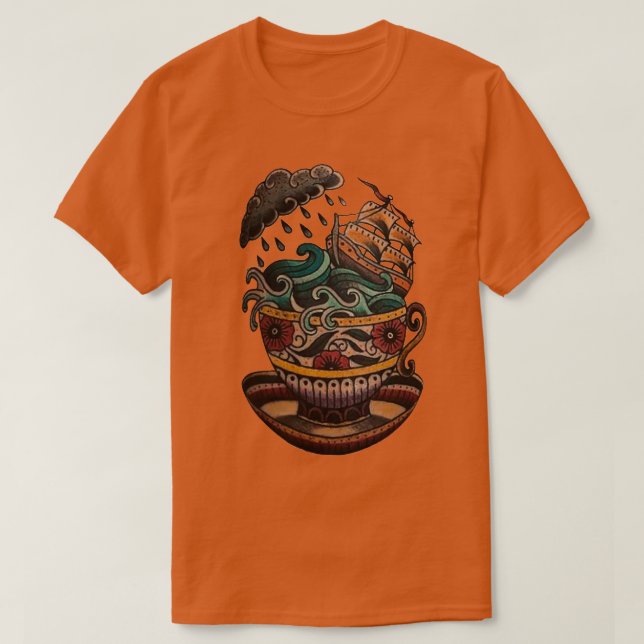 A Tempest In A Teacup T-Shirt (Design Front)