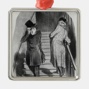 A tenant who owes three terms metal tree decoration