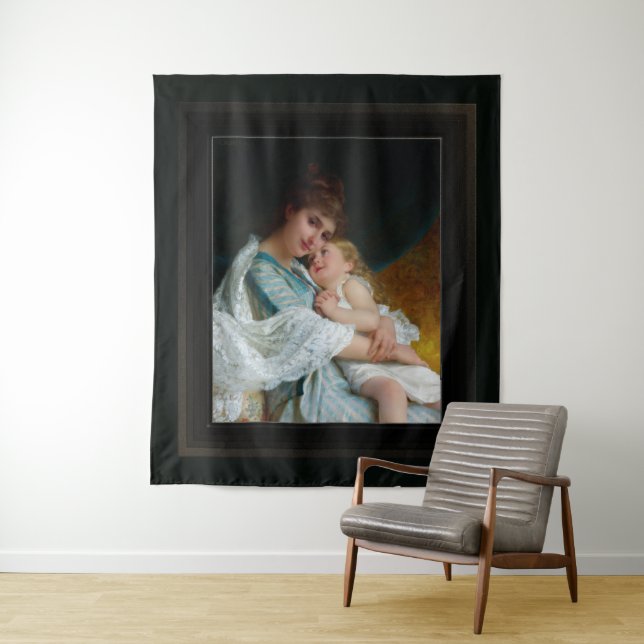 A Tender Embrace by Emile Munier Tapestry (In Situ)