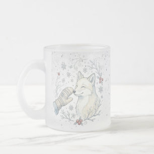 A Tender Winter Boop Frosted Glass Coffee Mug