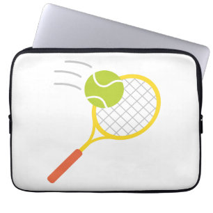 a tennis player laptop sleeve