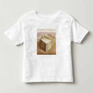 A Teocalli in Mexico (colour engraving) Toddler T-Shirt