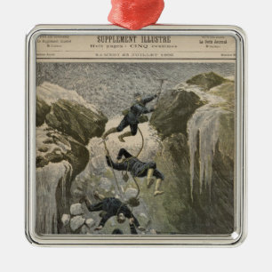 A Terrible Accident in the Alps Metal Tree Decoration