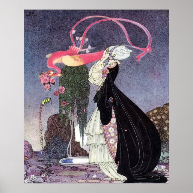 A Terrible Dream by Kay Nielsen Poster (Front)