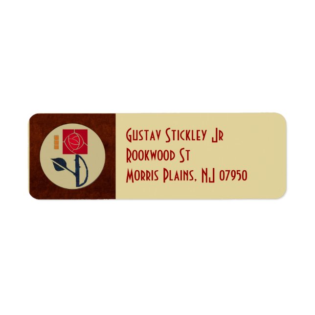 A Terrific Arts & Crafts Rose in the Mission Style (Front)