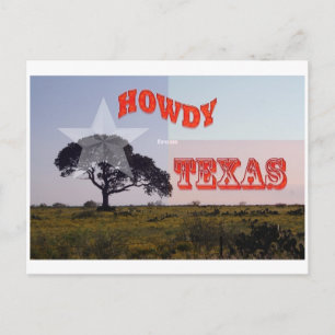 A Texas Howdy! Postcard