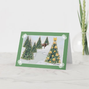 A Texas Winter Christmas Greeting Card