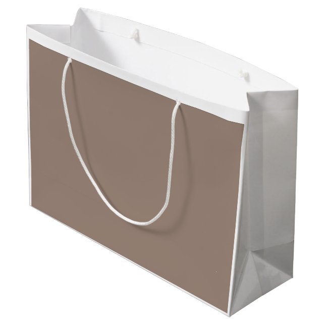 A textured background of various shades of brown,  large gift bag (Back Angled)