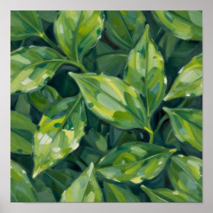A Textured Impressionist Study of Sun-Dappled Vari Poster