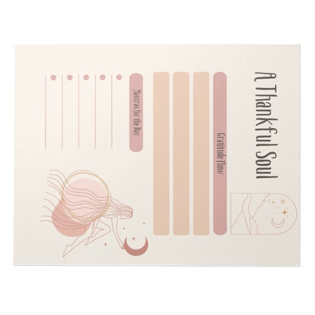 A Thankful Soul Notepad (Front)