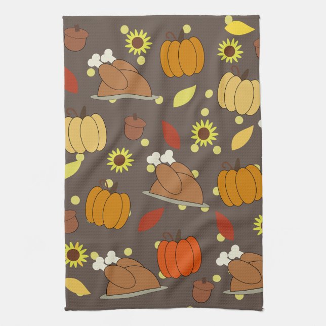 A Thanksgiving Story Tea Towel (Vertical)