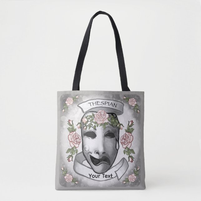 A Thespian  Actor Masks Tote Bag (Front)