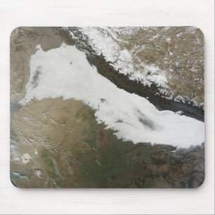 A thick bank of low clouds mouse mat