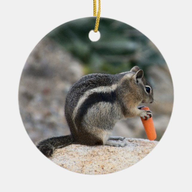 "A Thief and His Loot!" Ceramic Tree Decoration (Front)