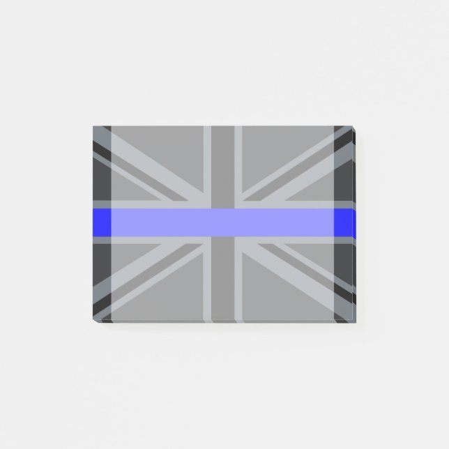A Thin Blue Line Union Jack Post-it Notes (Front)