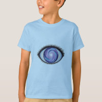 A third eye with radiating lines