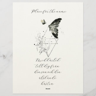 A thoughtfully designed sympathy card custom letterhead