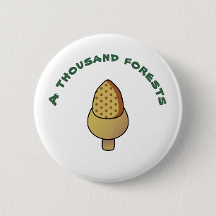 A thousand forests 6 cm round badge