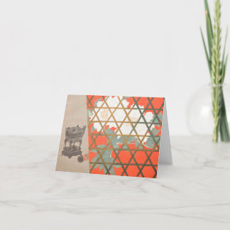 "A Thousand Grasses 5“ Kamisaka Sekka Ukiyo-E   Card