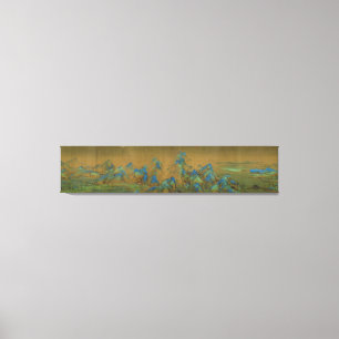 A Thousand Li of River and Mountains Wang Ximeng Canvas Print