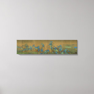 A Thousand Li of Rivers and Mountains Canvas Print