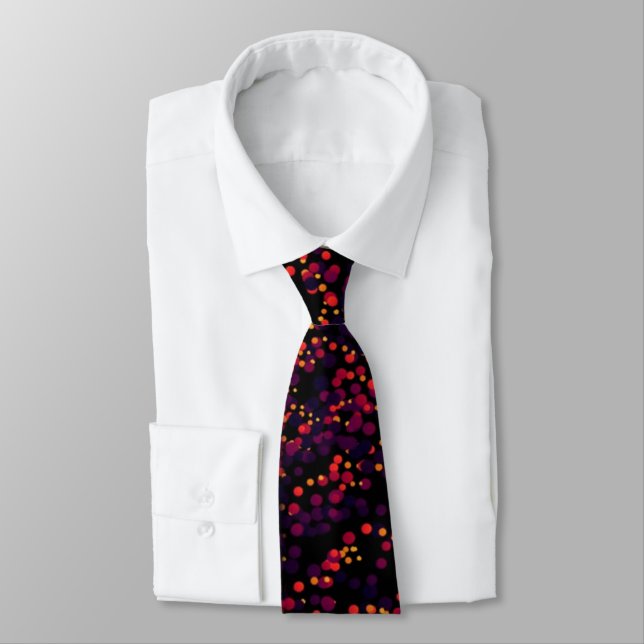 A Thousand Lights Men's tie (Tied)
