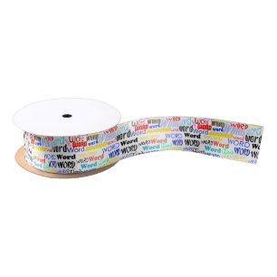 A Thousand Words - 1000 Words Satin Ribbon